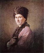 Allan Ramsay Portrat des Jean-Jacques Rousseau oil painting reproduction